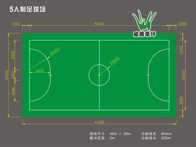 ��������ʽ���򳡳ߴ�ͼ